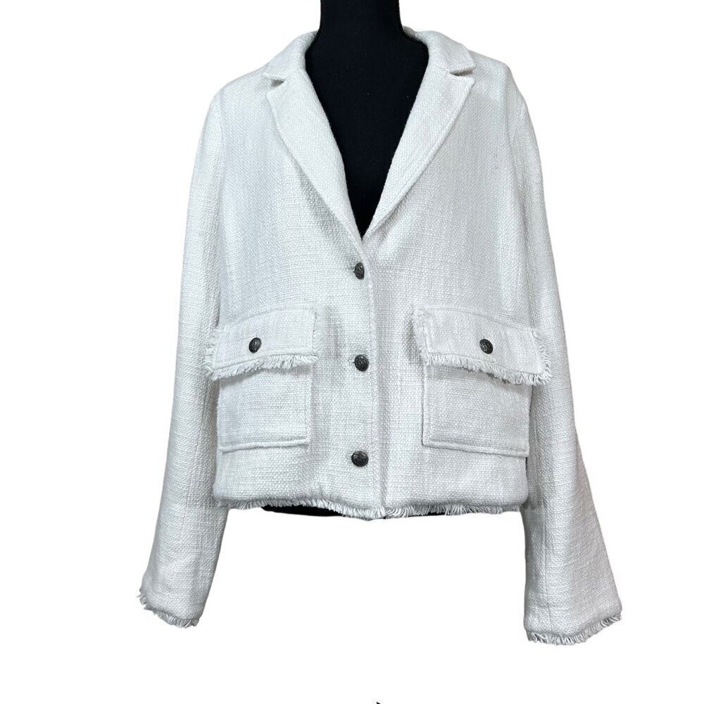 Sundance White Textured Blazer